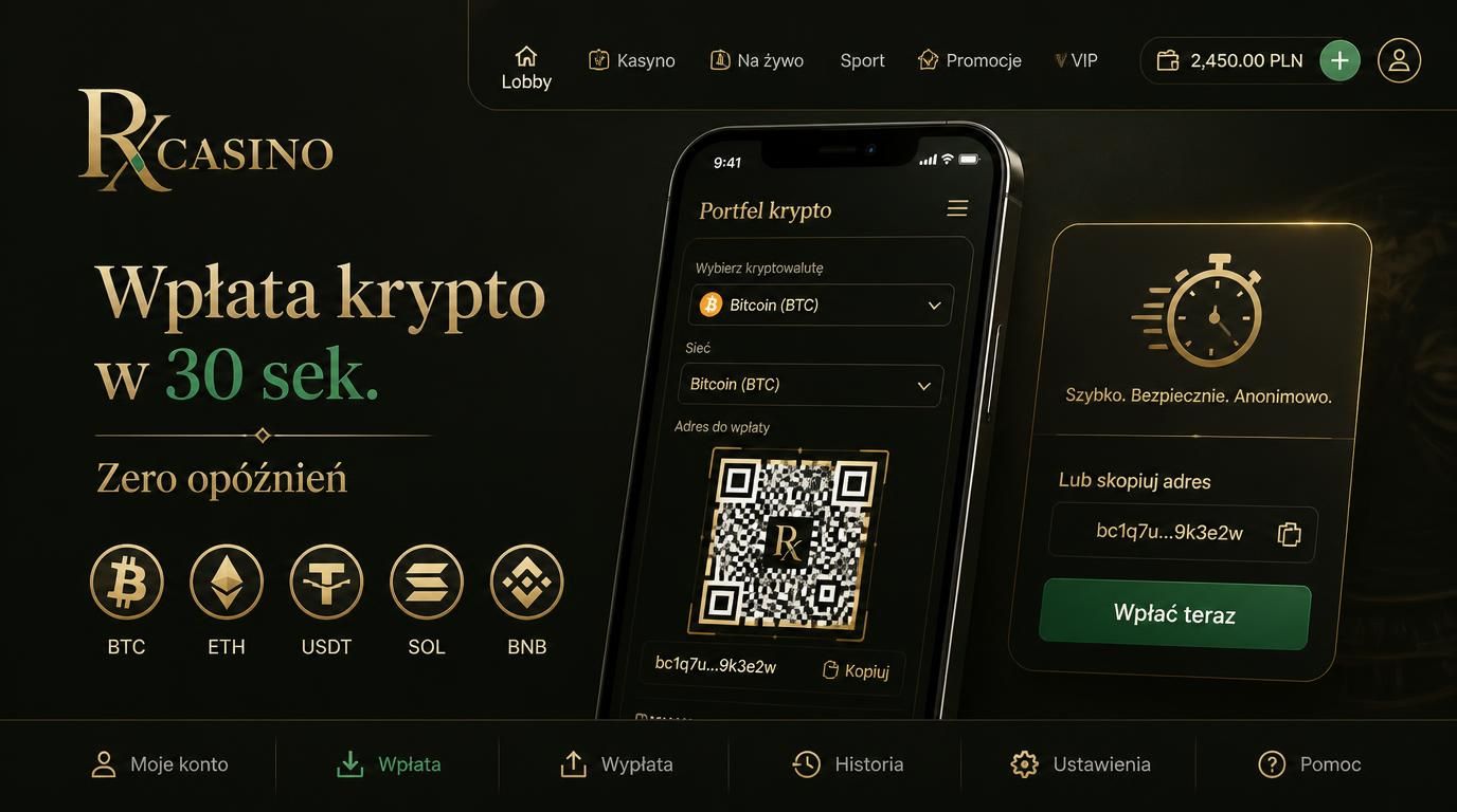 telefon pokazujący portfel kryptowalutowy i proces wpłaty